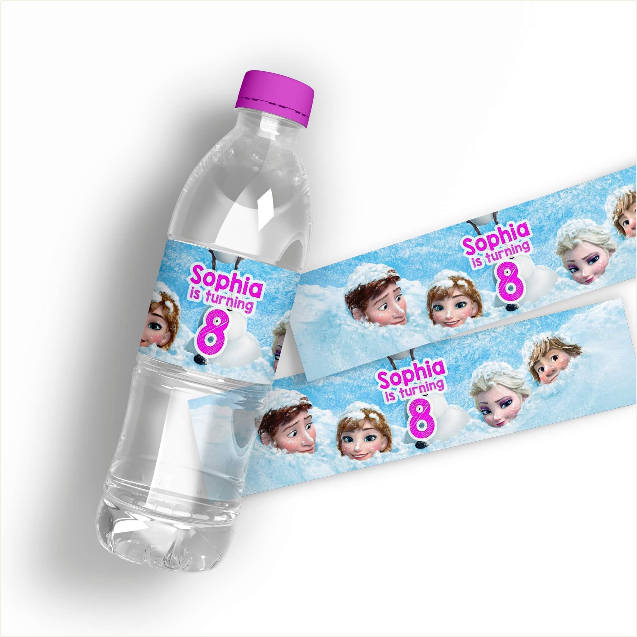 Free Red Water Bottle Label Template Etsy