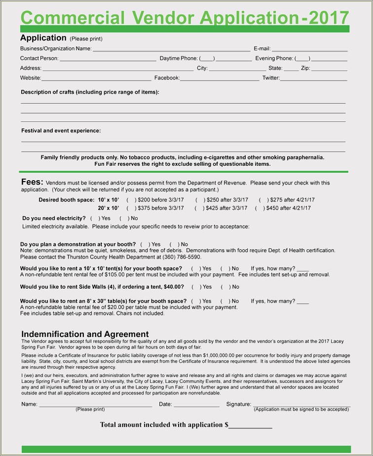 Free Registration Form Template For Microsoft Word