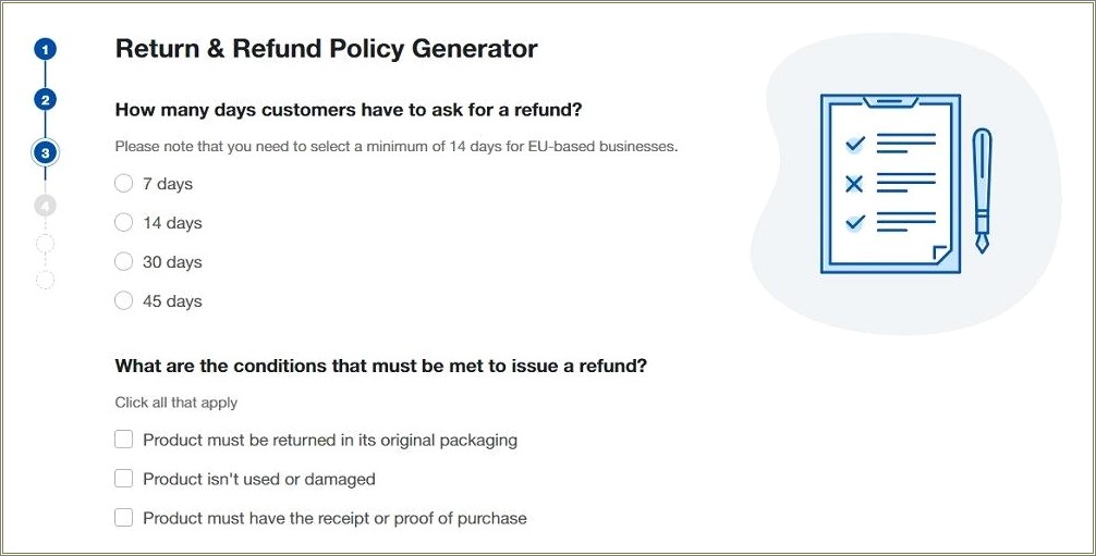 Free Return Policy Template For Online Store