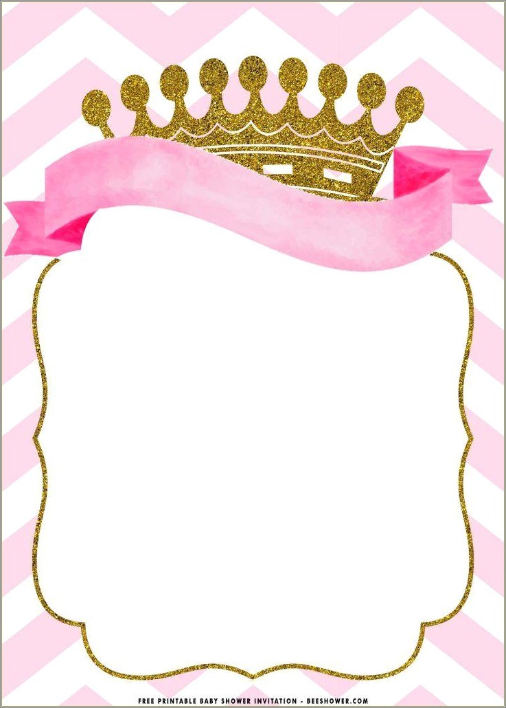 Free Royal Prince Baby Shower Invitation Template
