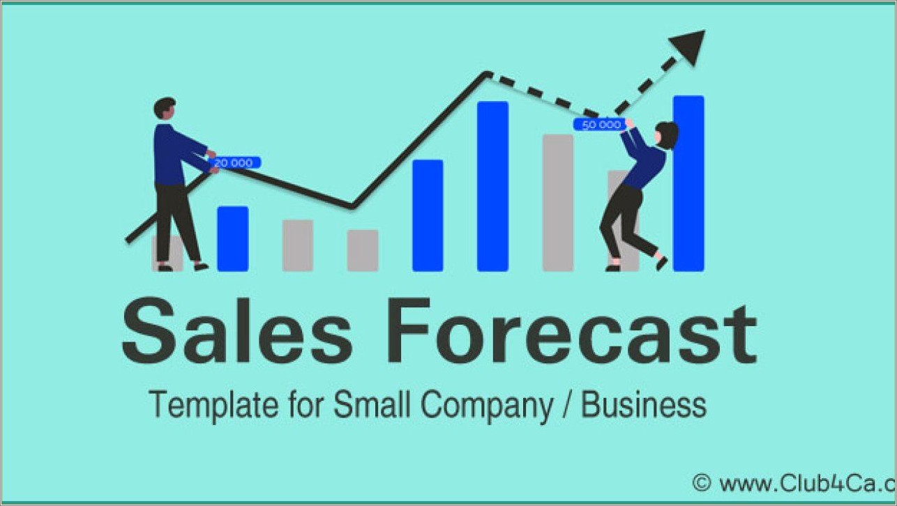 Free Sales Forecast Template For Startup Business