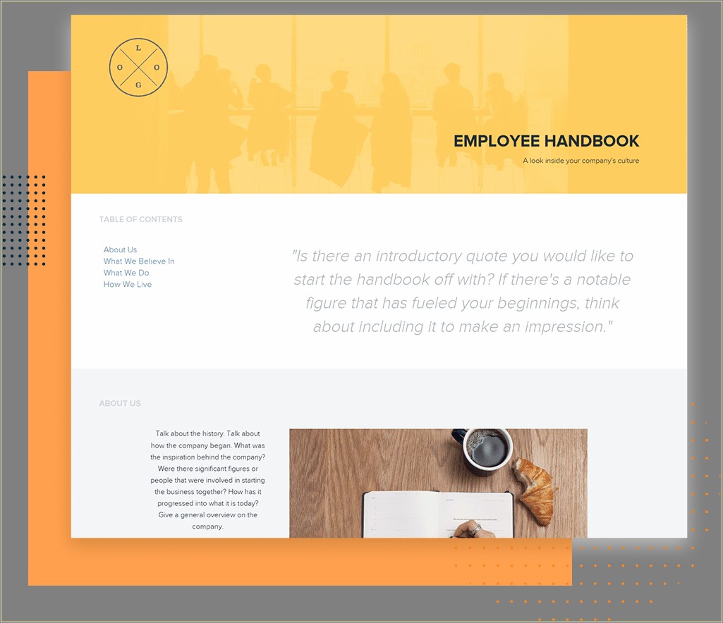 Free Sample Employee Handbook Template In Singapore