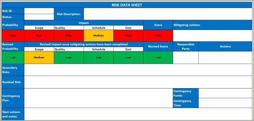 Free Simple Cyber Contingency Plan Template Excel