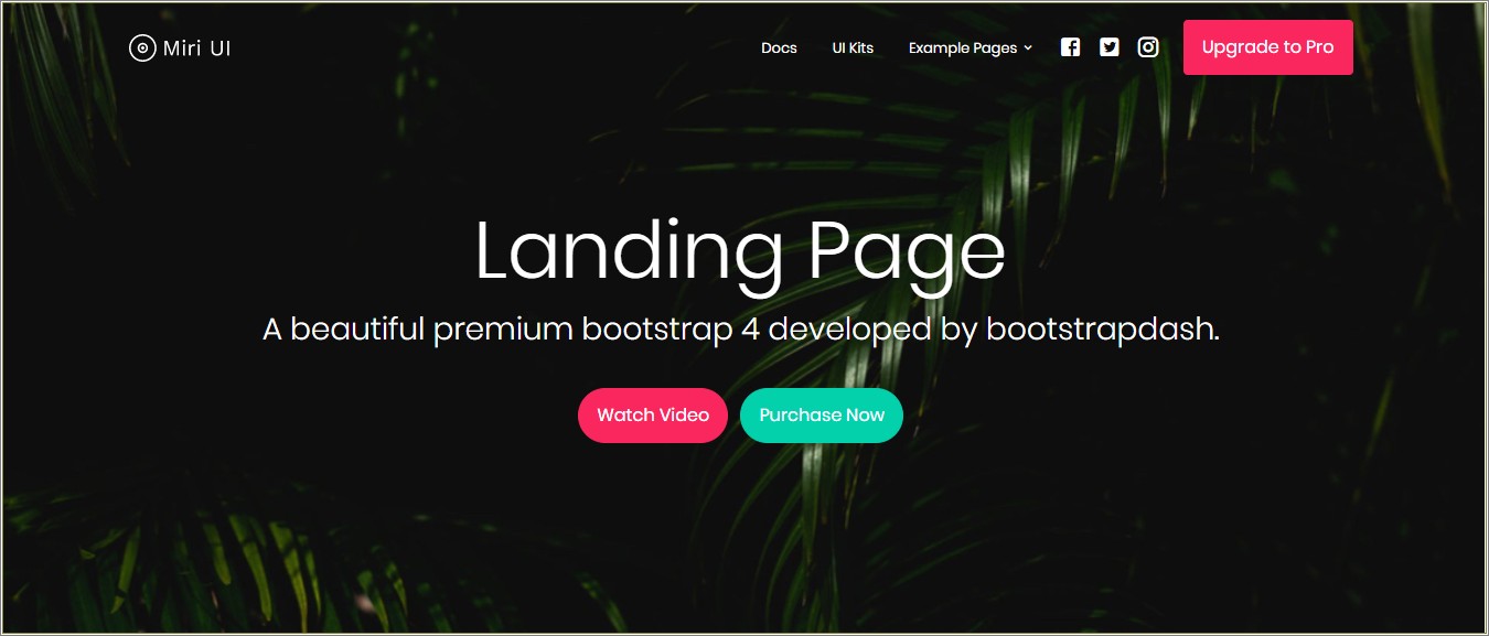 Free Simple Landing Page Template Html And Css