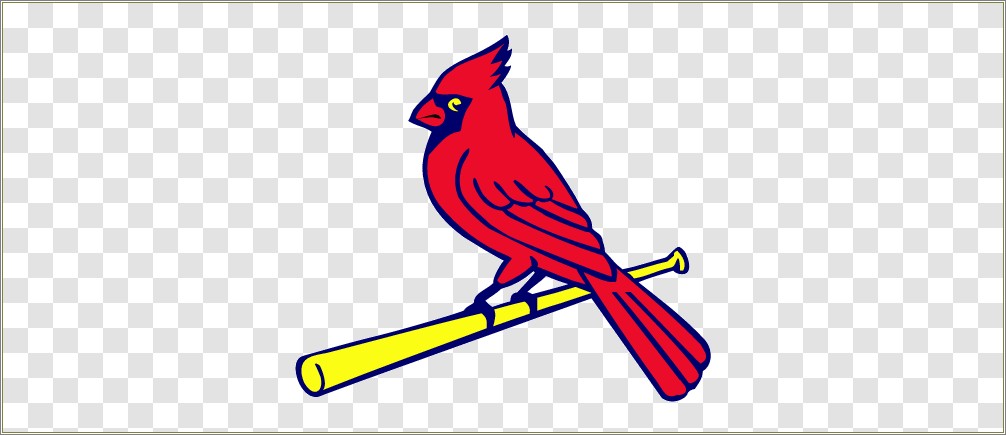 Free St Louis Cardinals Cut Out Template