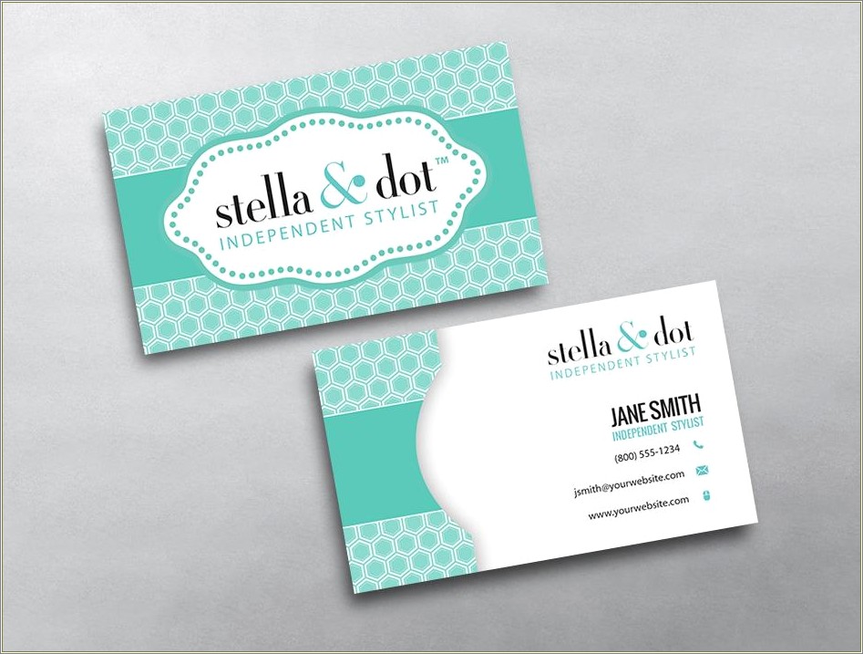 Free Stella And Dot Business Card Template