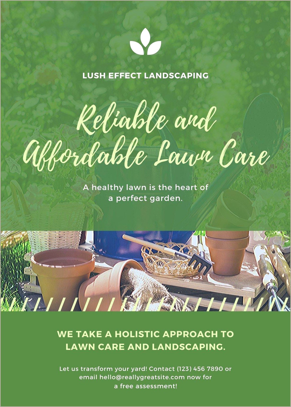 Free Student Lawn Care Flyer Templates Word