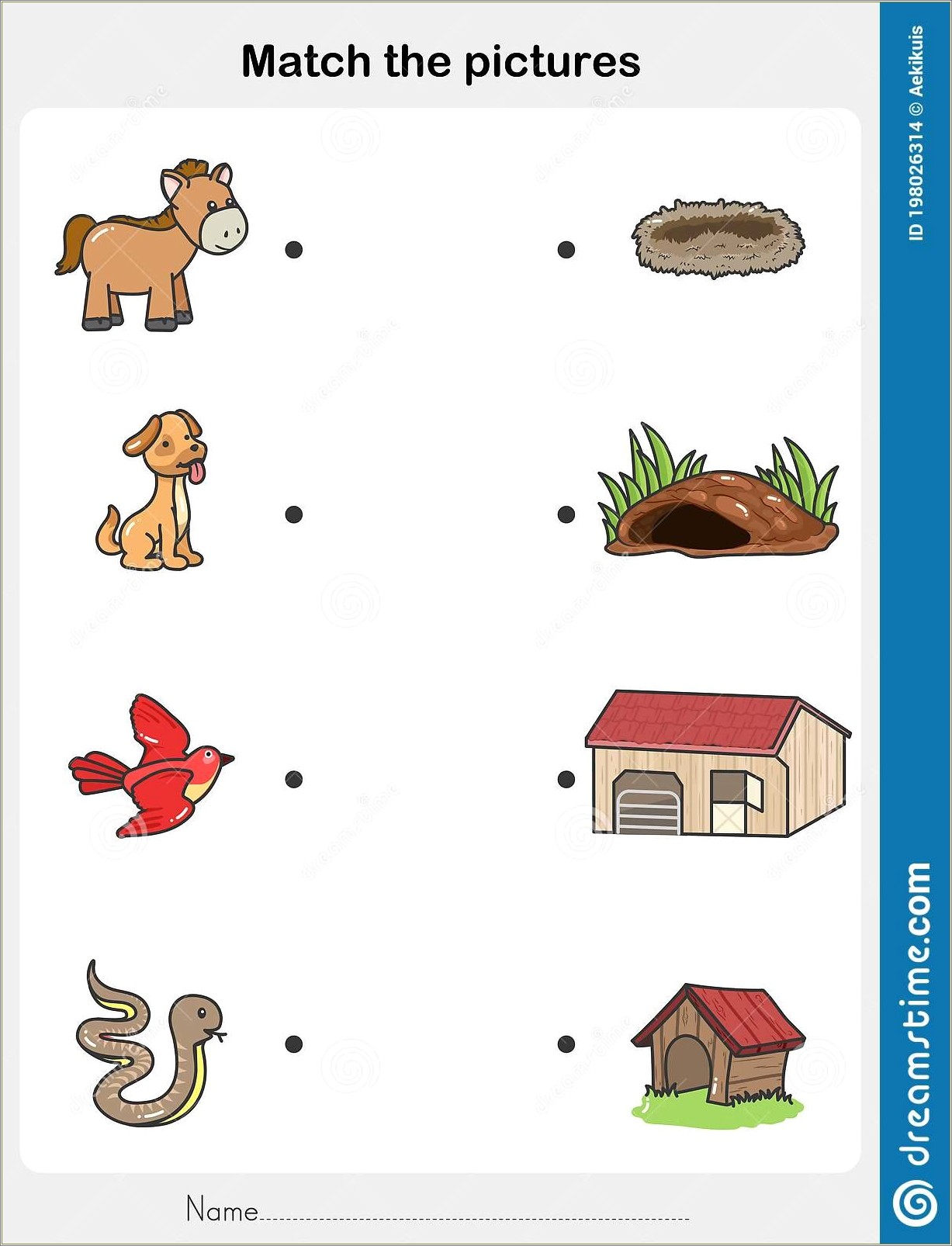Free Template Animals In House For Fire