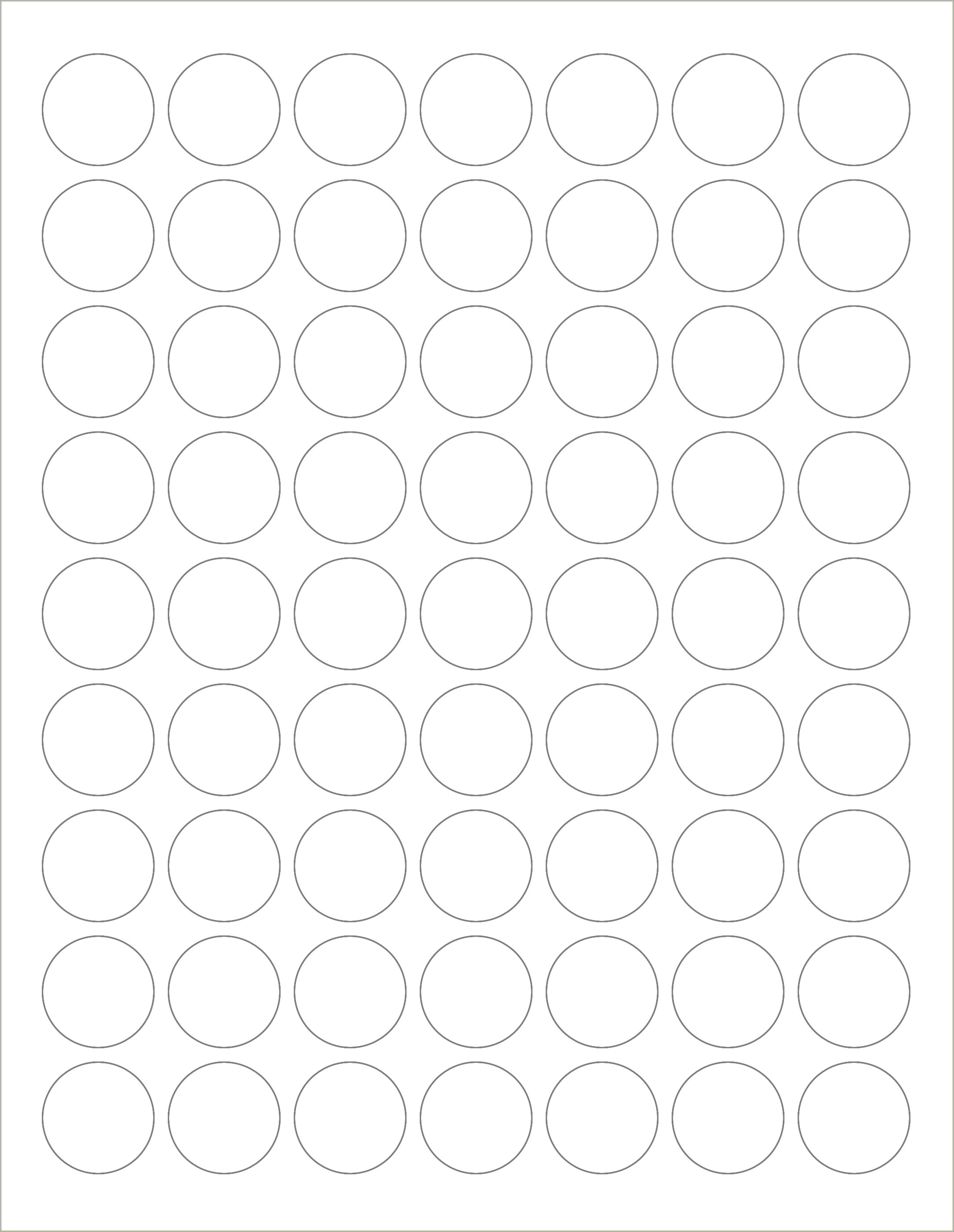 Free Template For 1 2 Inch Circle