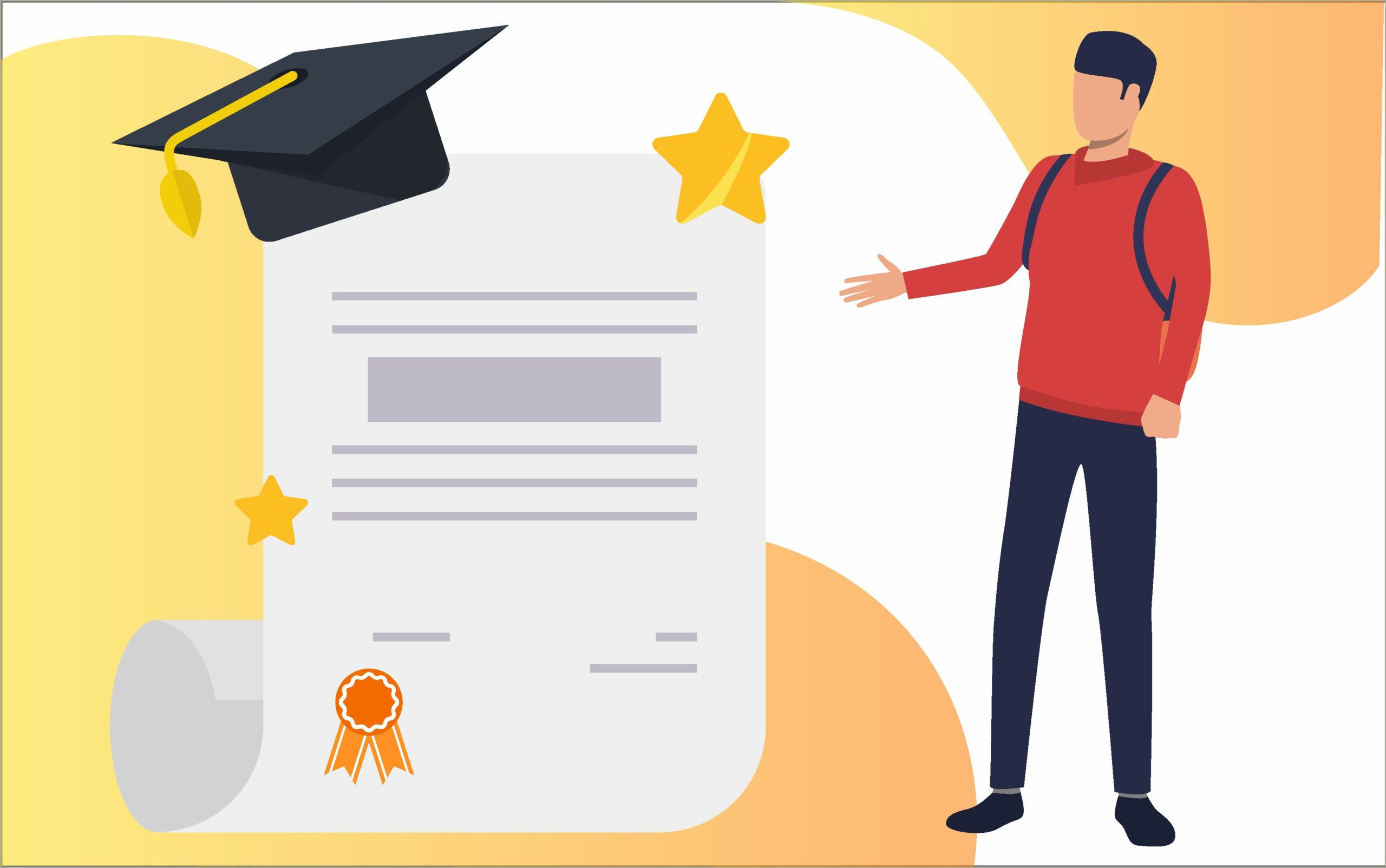Free Template For Certificate To Recognize Graduates
