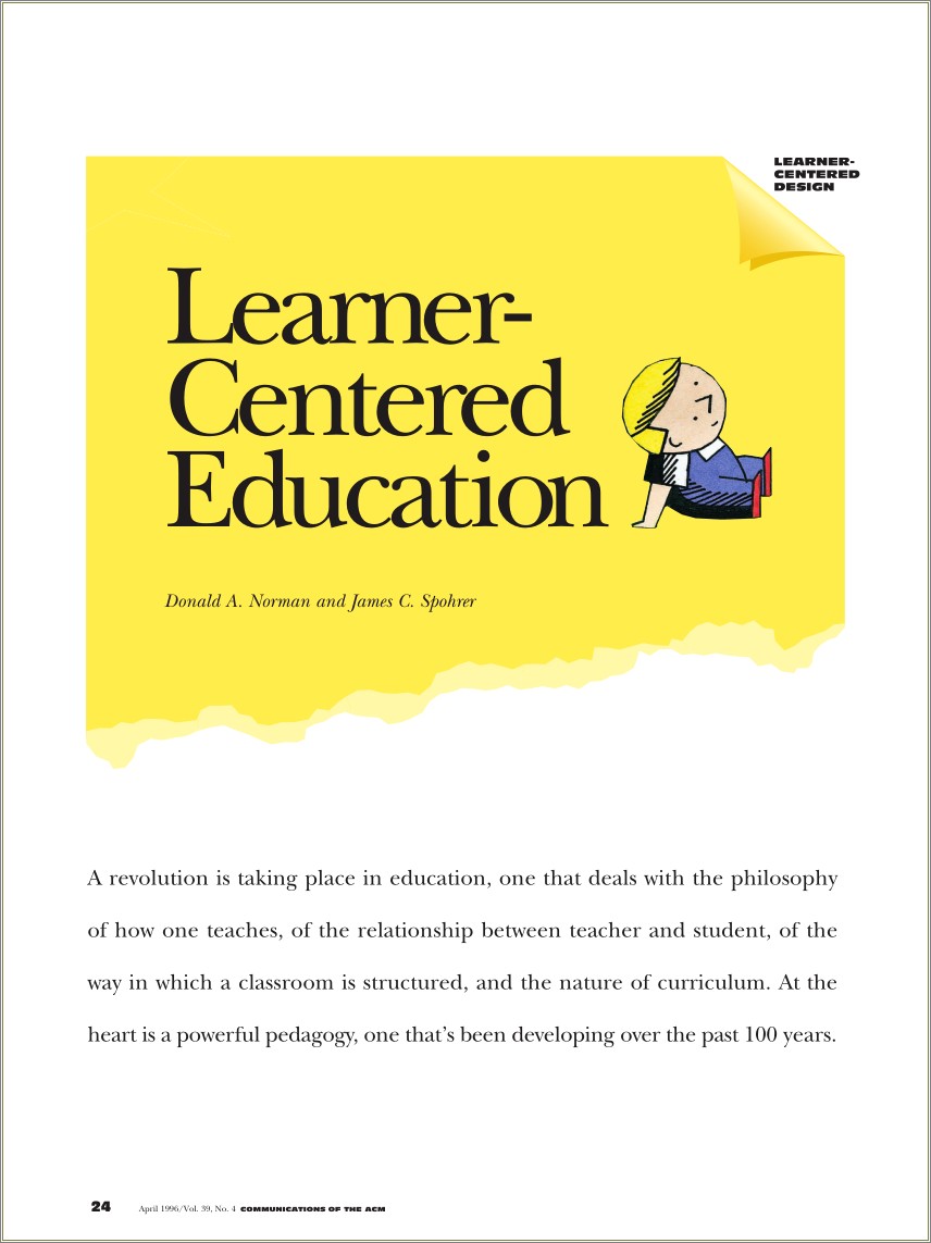 Free Template For Creating A Learner Centered Syllabus