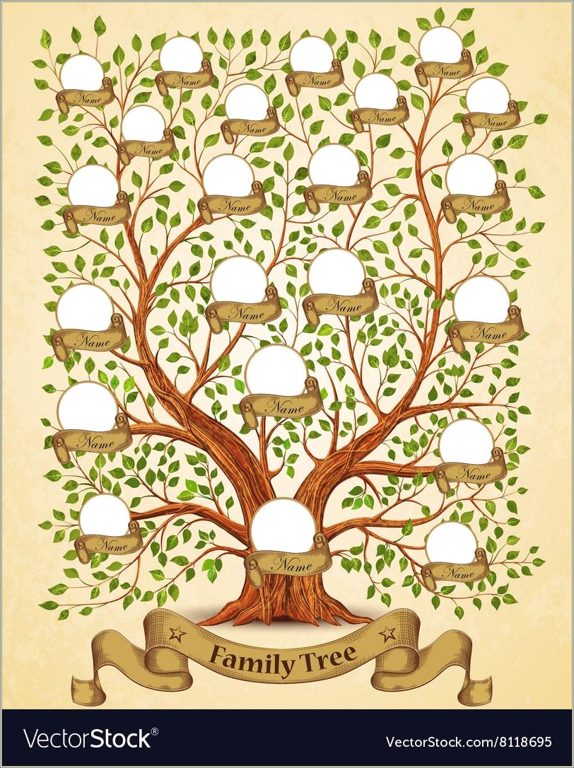 Free Template For Family Tree With Photos