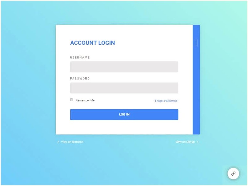 Free Template For Login And Registration In Html