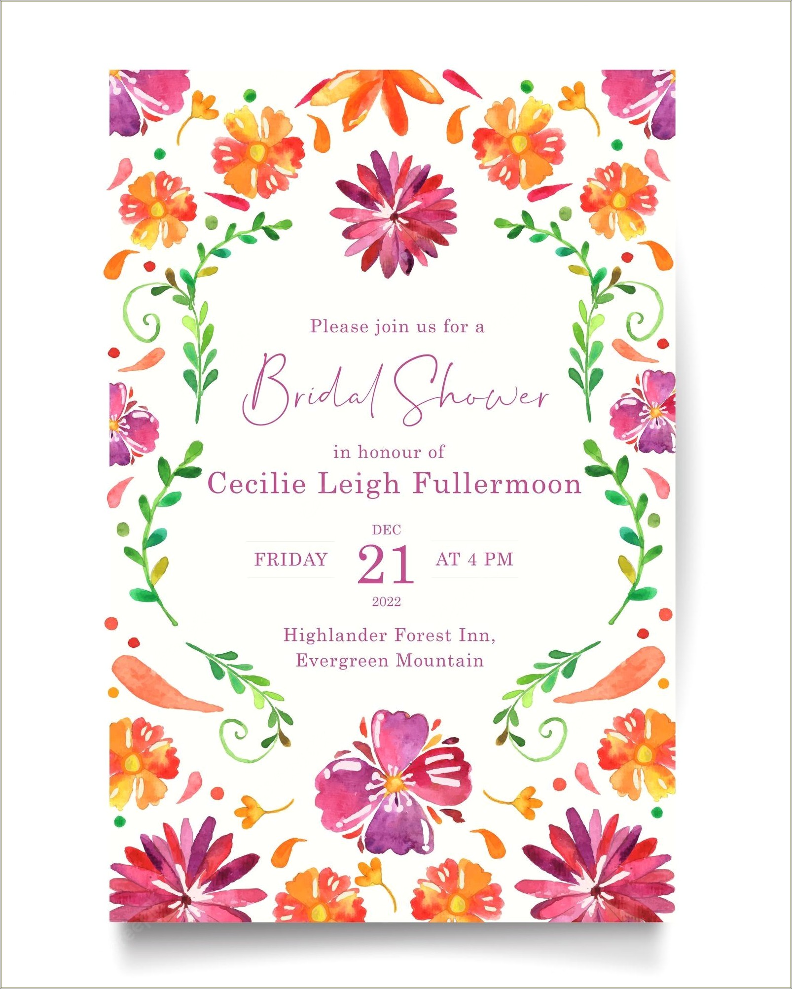 Free Template For Skull Bridal Shower Thank Yous