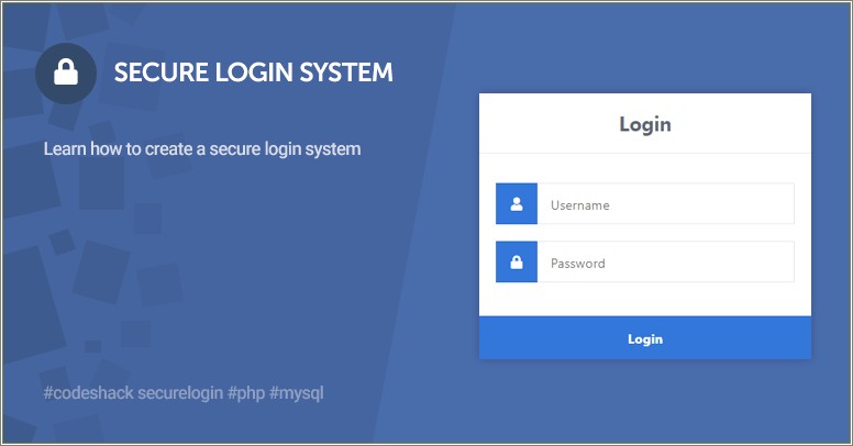 Free Template Form Login 2 Colomn Php