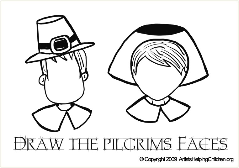 Free Template Pf Pilgrim Hat For Kids