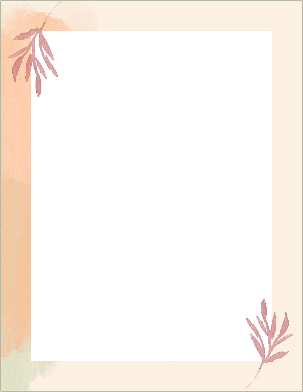 Free Template To Write And Print Letter
