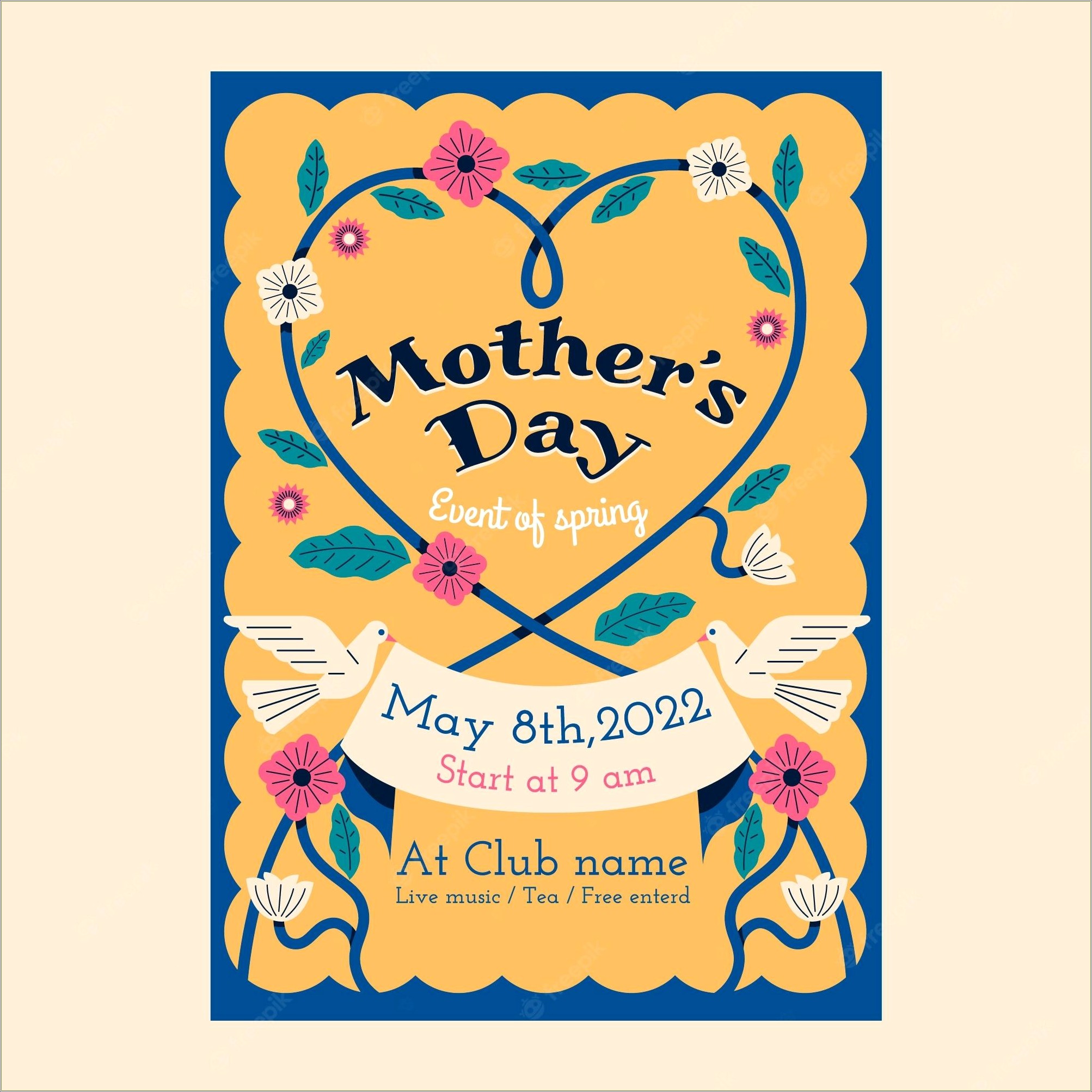 Free Templates Flyers For Mother's Day