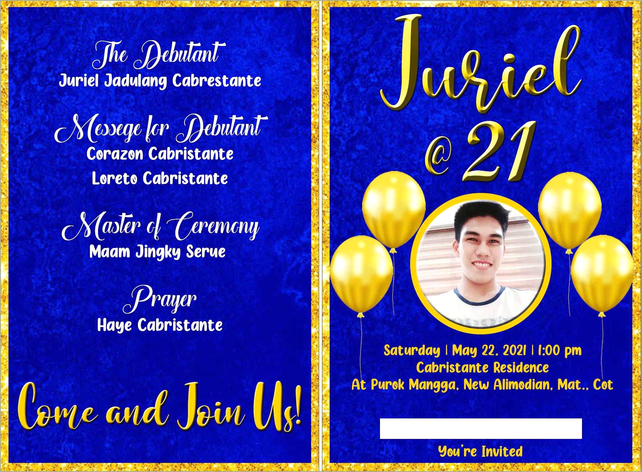 Free Templates For 21st Birthday Party Invitations
