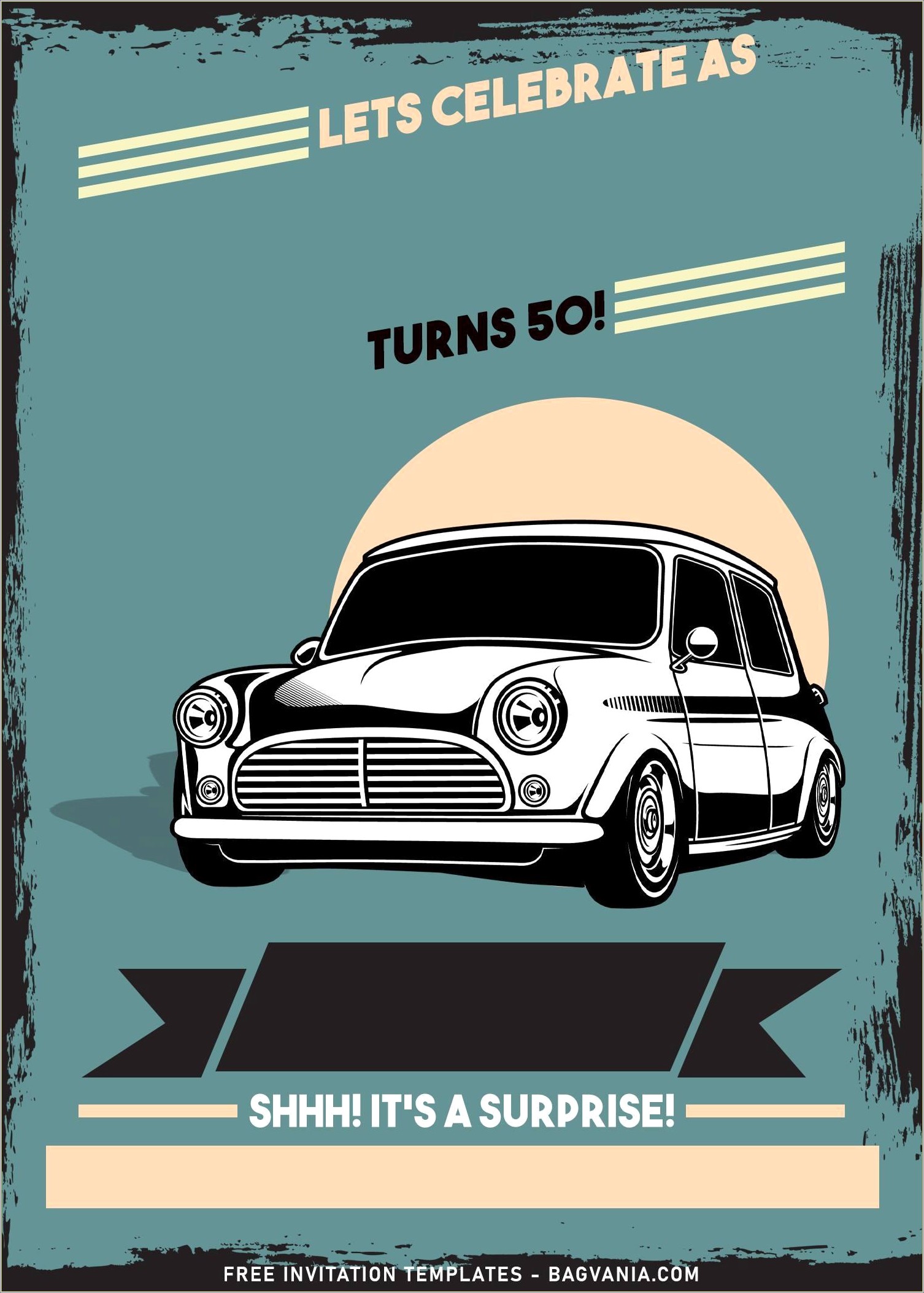 Free Templates For Awesome 50th Birthday Cards