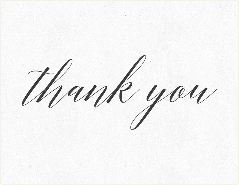 Free Thank You Card Templates To Print