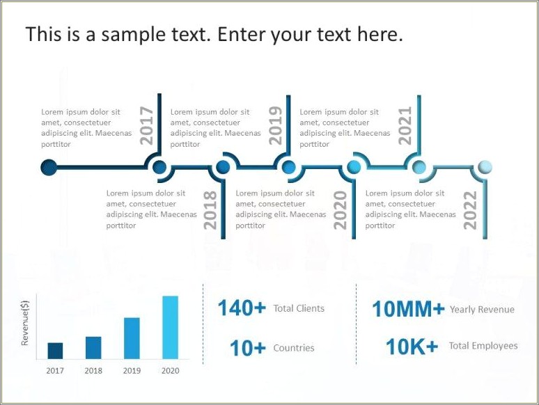 Free Timeline Stair Template Download In Powerpoint
