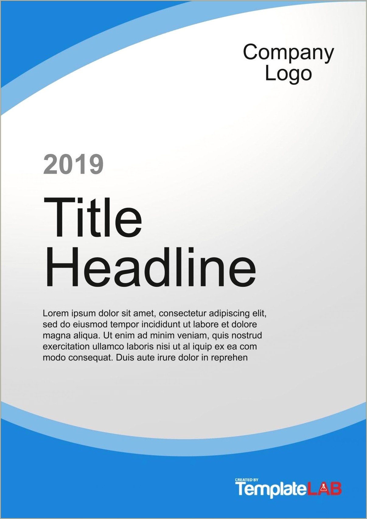 Free Title Page Templates For Microsoft Word