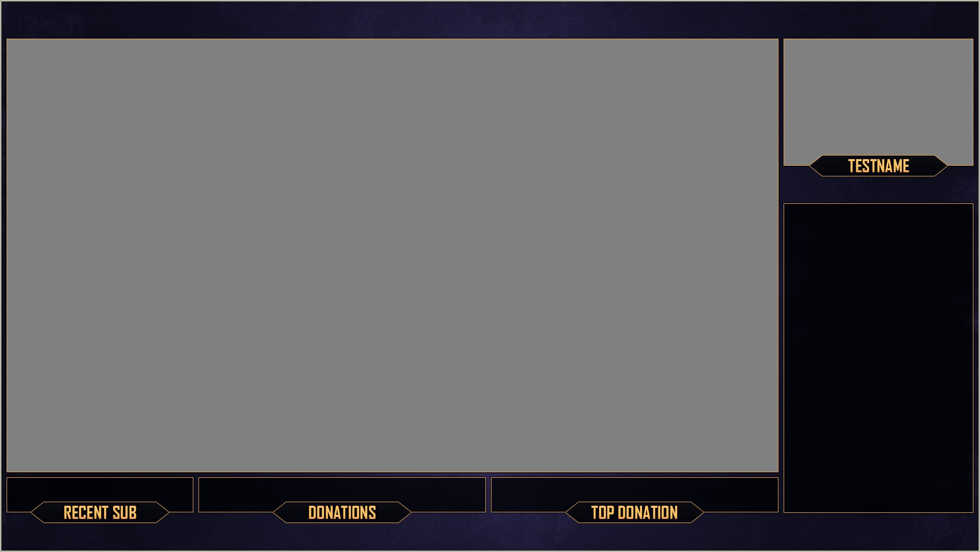 Free Twitch Overlay Template Dark And Purple