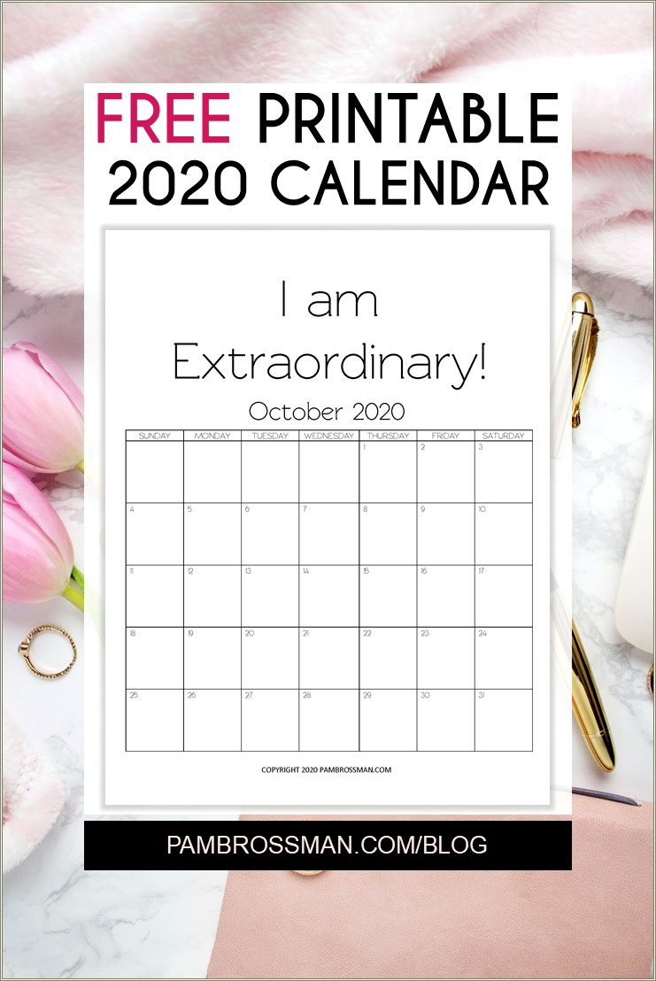 Free Two Page Monthly Calendar Template 2019