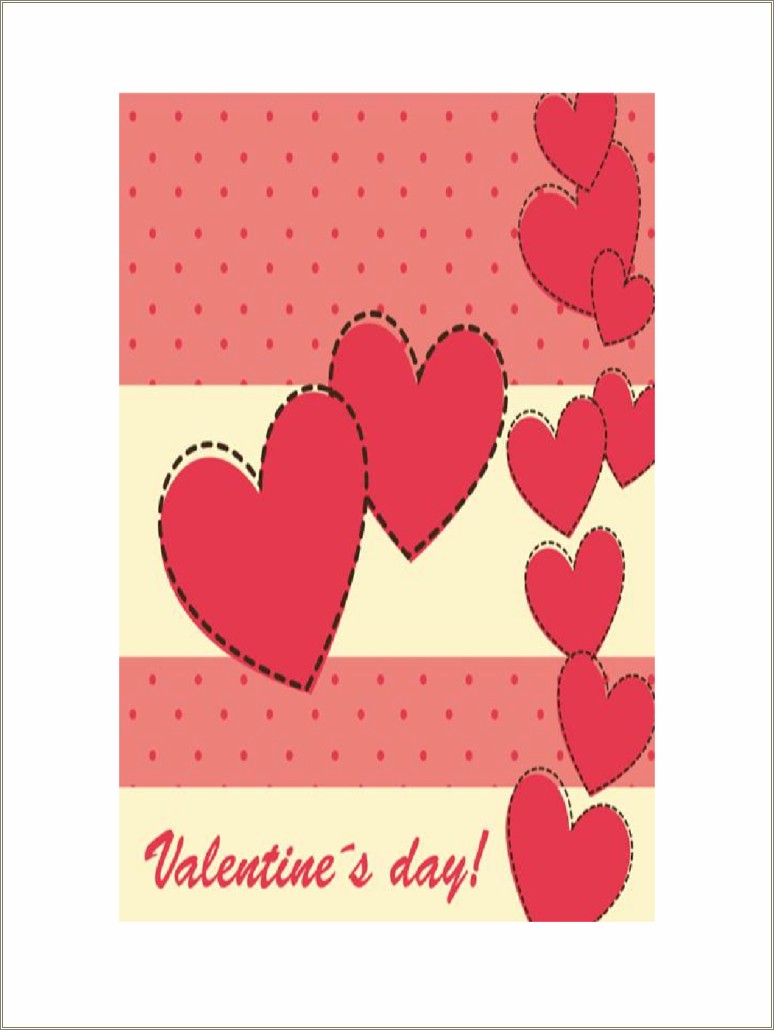 Free Valentine's Day Card Photoshop Templates