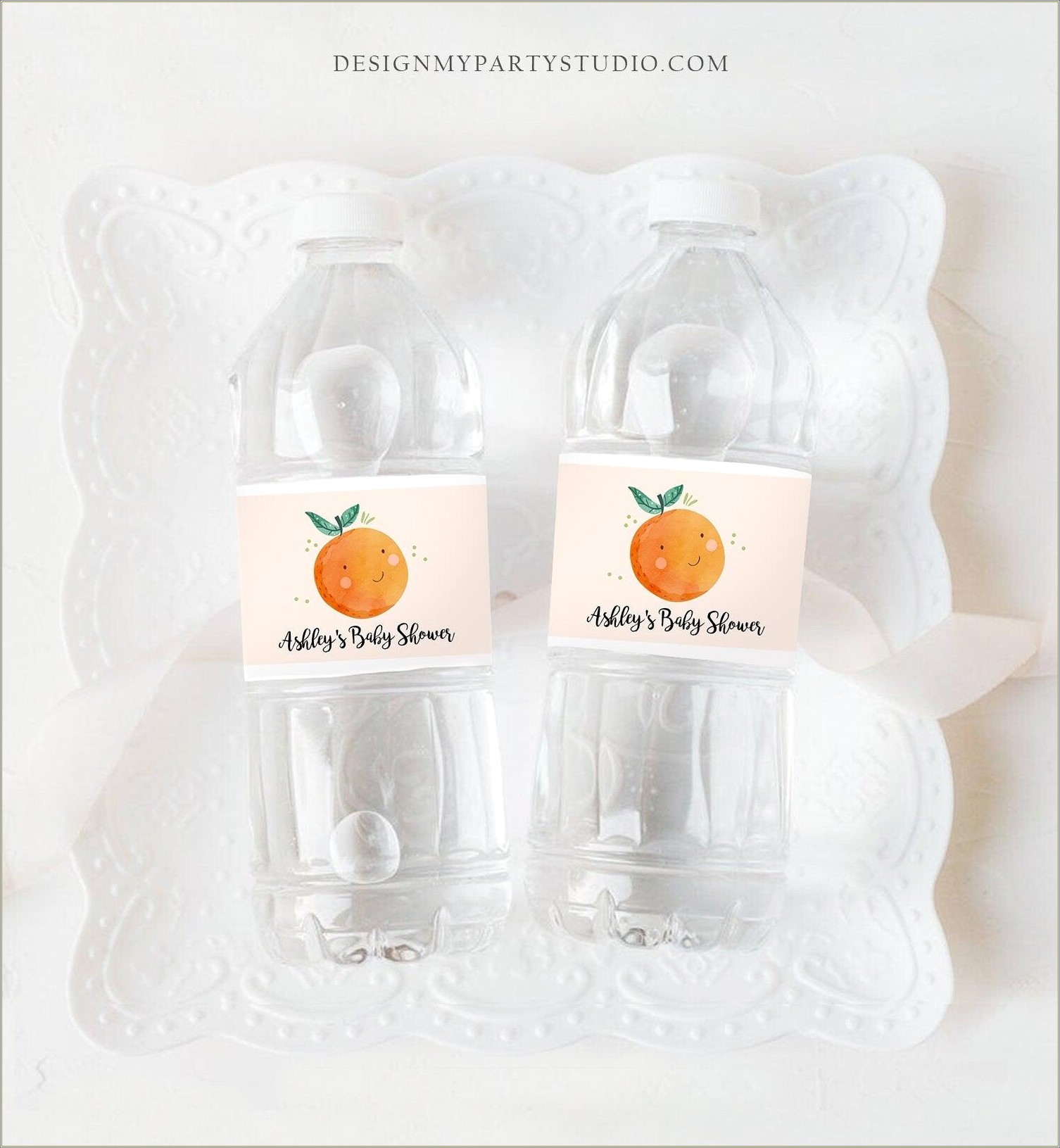 Free Water Bottle Label Template Bridal Shower