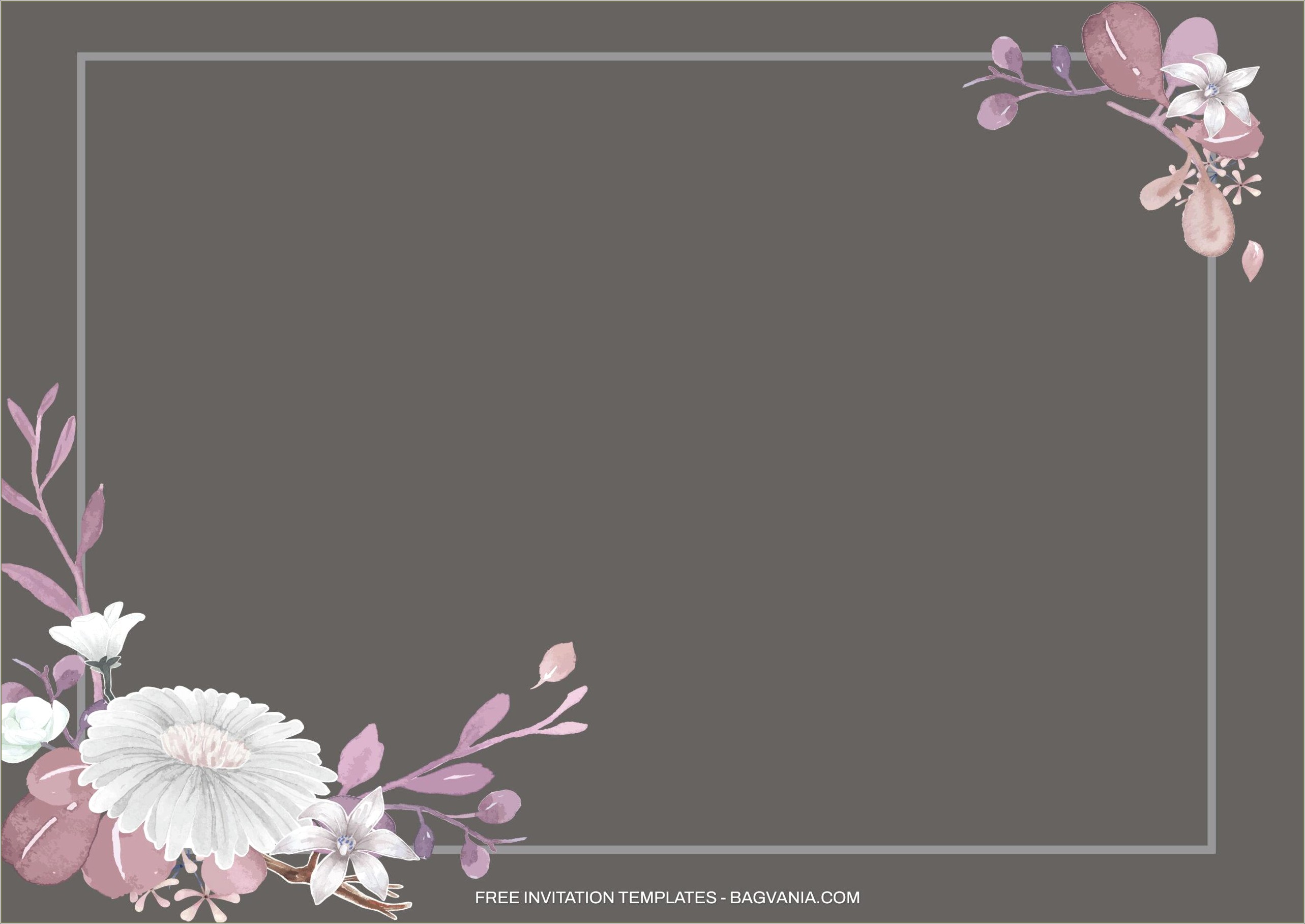 Free Wedding Invitation Templates For Word Philippines