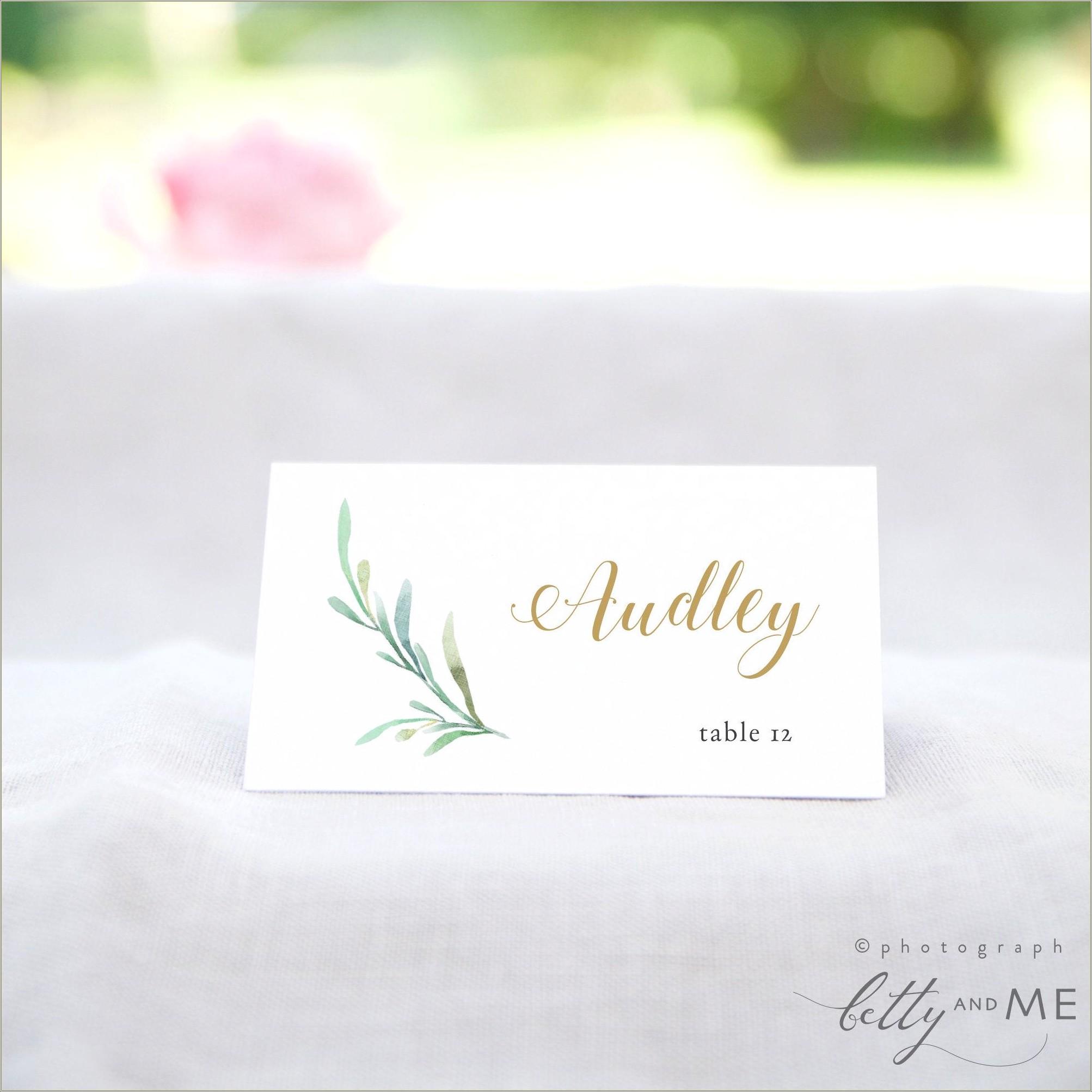 Free Wedding Place Cards Template For Microsoft Word
