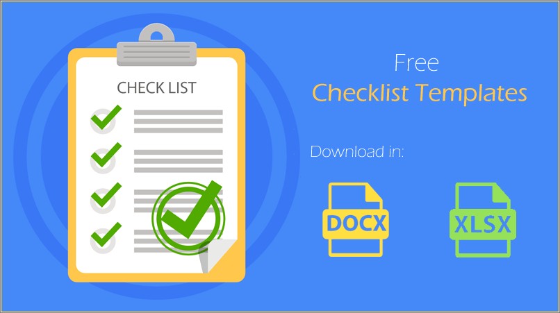 Free Word 2007 Templates For Maintenance Check List