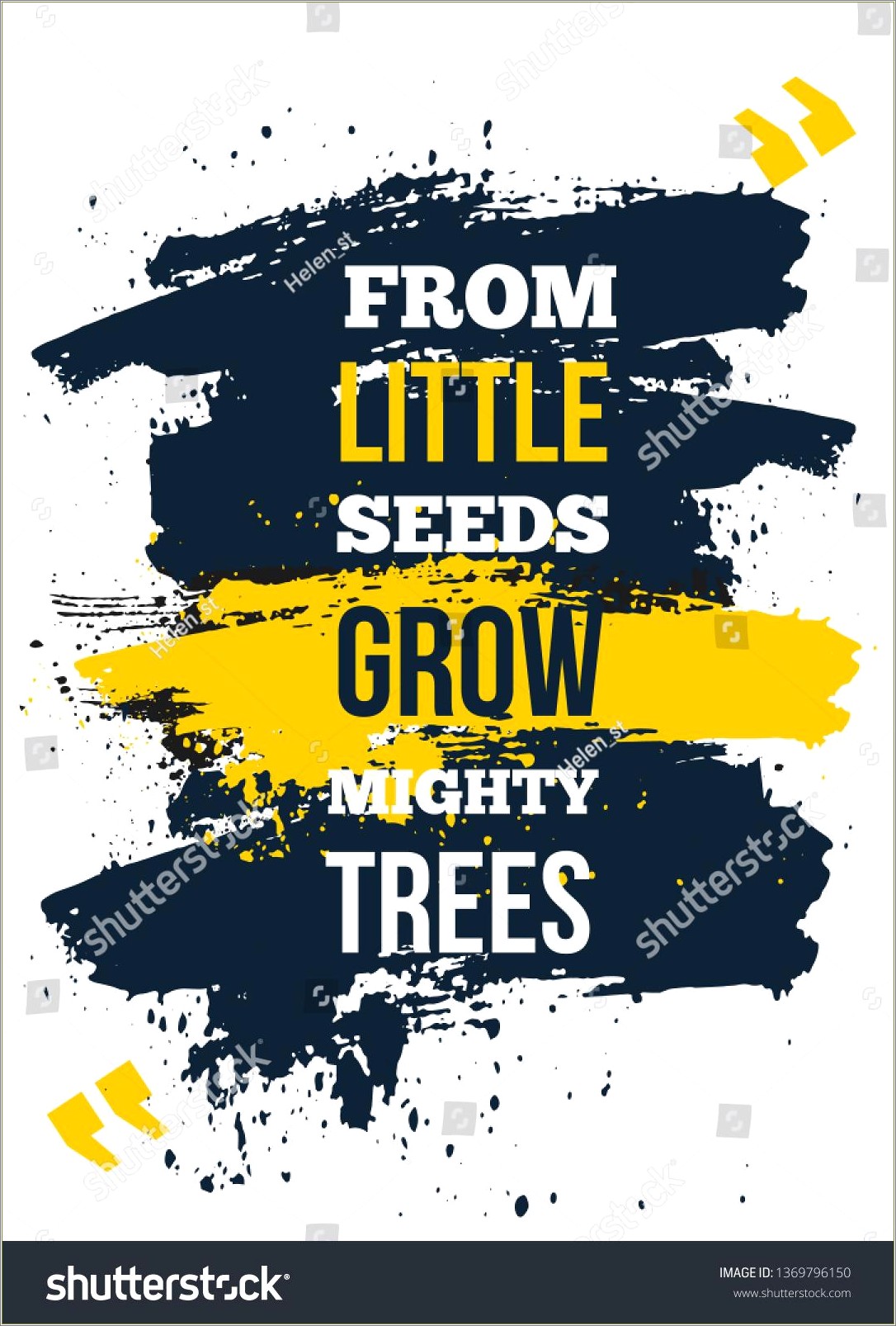 From Little Seeds Grow Mighty Trees Free Template