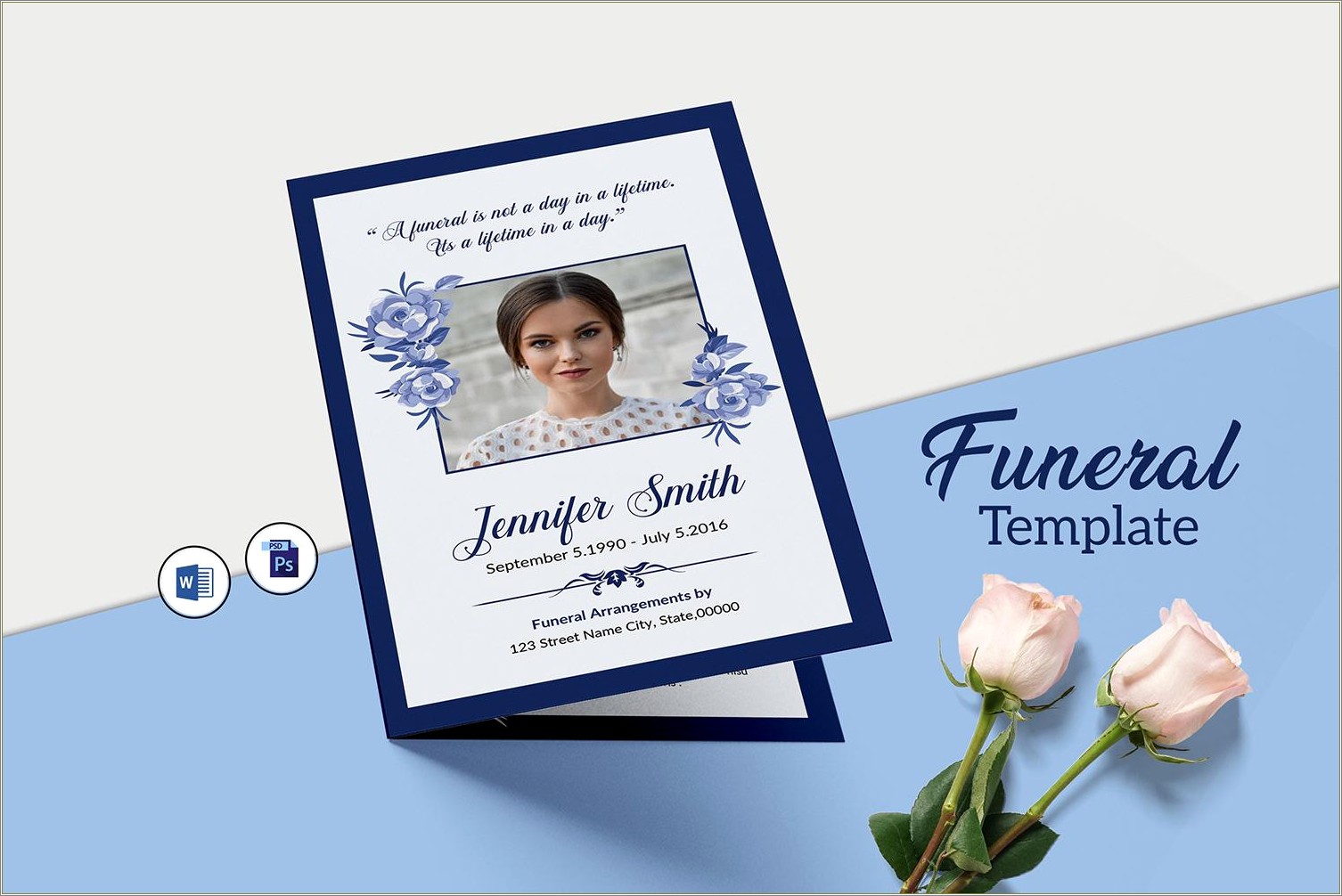 Funeral Program Template For Microsoft Word Free Download