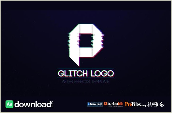 Glitch Effect After Effects Template Free Download