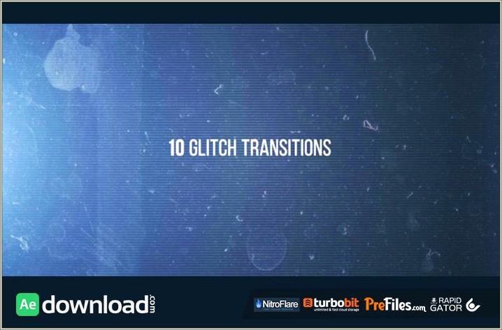 Glitch V1.0 After Effects Template Free