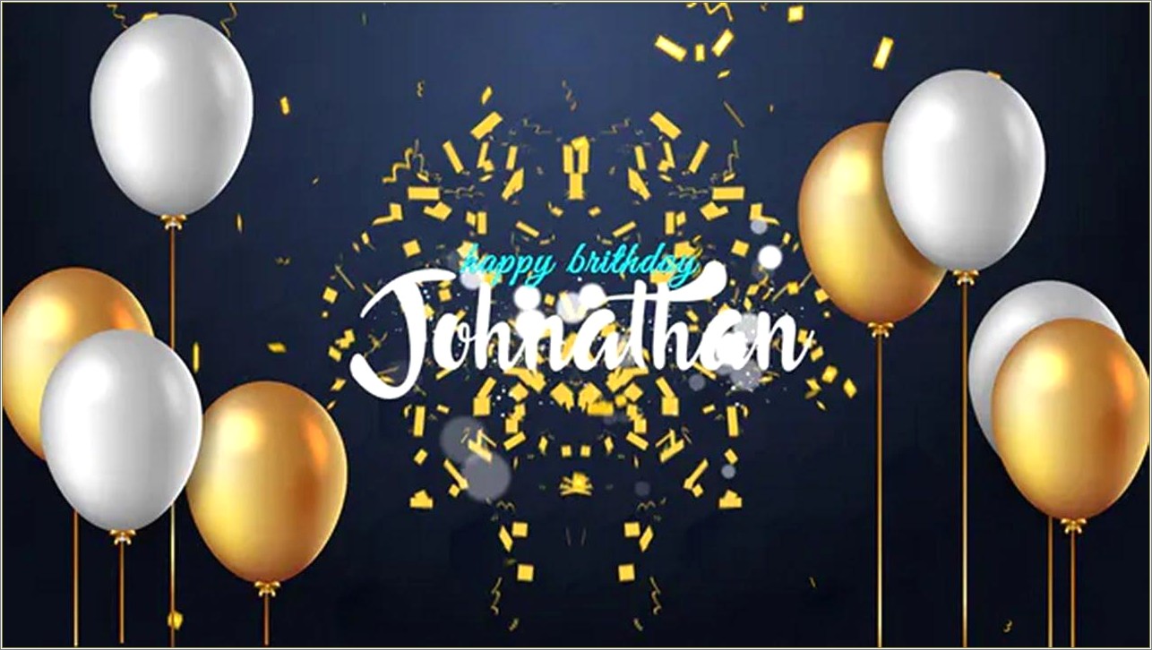 Happy Birthday Title After Effects Template Free Download