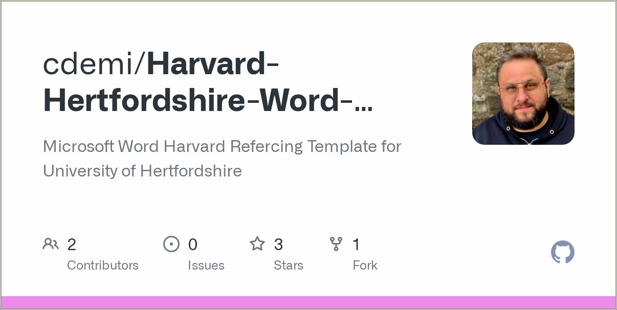 Harvard Style Template Word Template Free Download