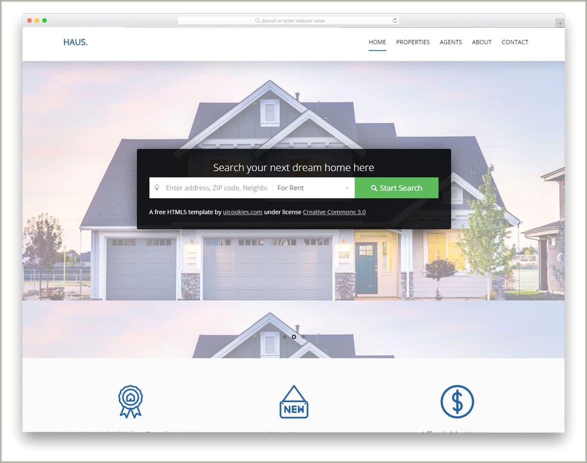 Haus Free Real Estate Html 5 Template