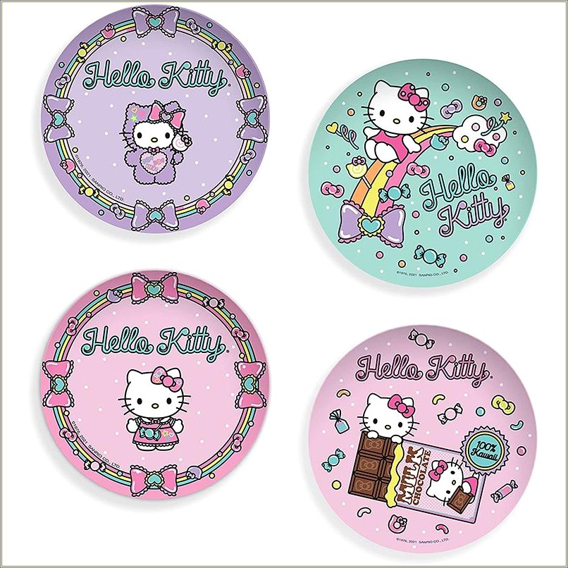 Hello Kitty Cup Cake Topper Template Free