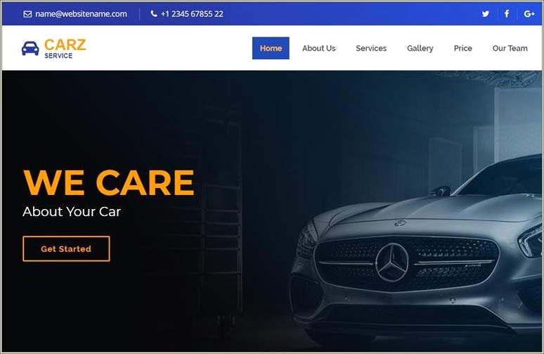 High Quality Html Templates Automobile Free Download