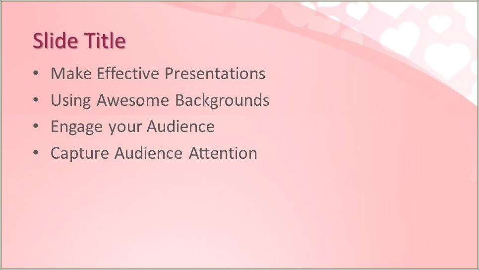Hot Pink And Gray Free Powerpoint Template