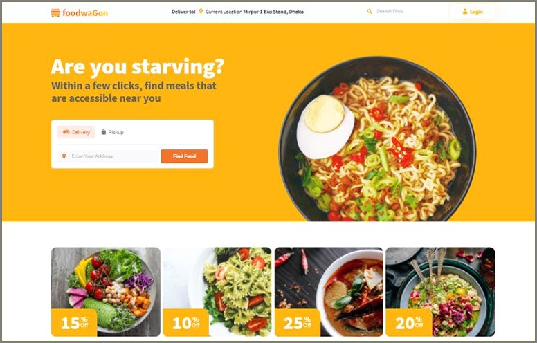 Html And Css Food Templates Free Download