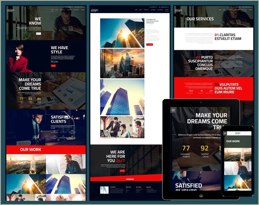 Html Responsive Template With Slider Free Download