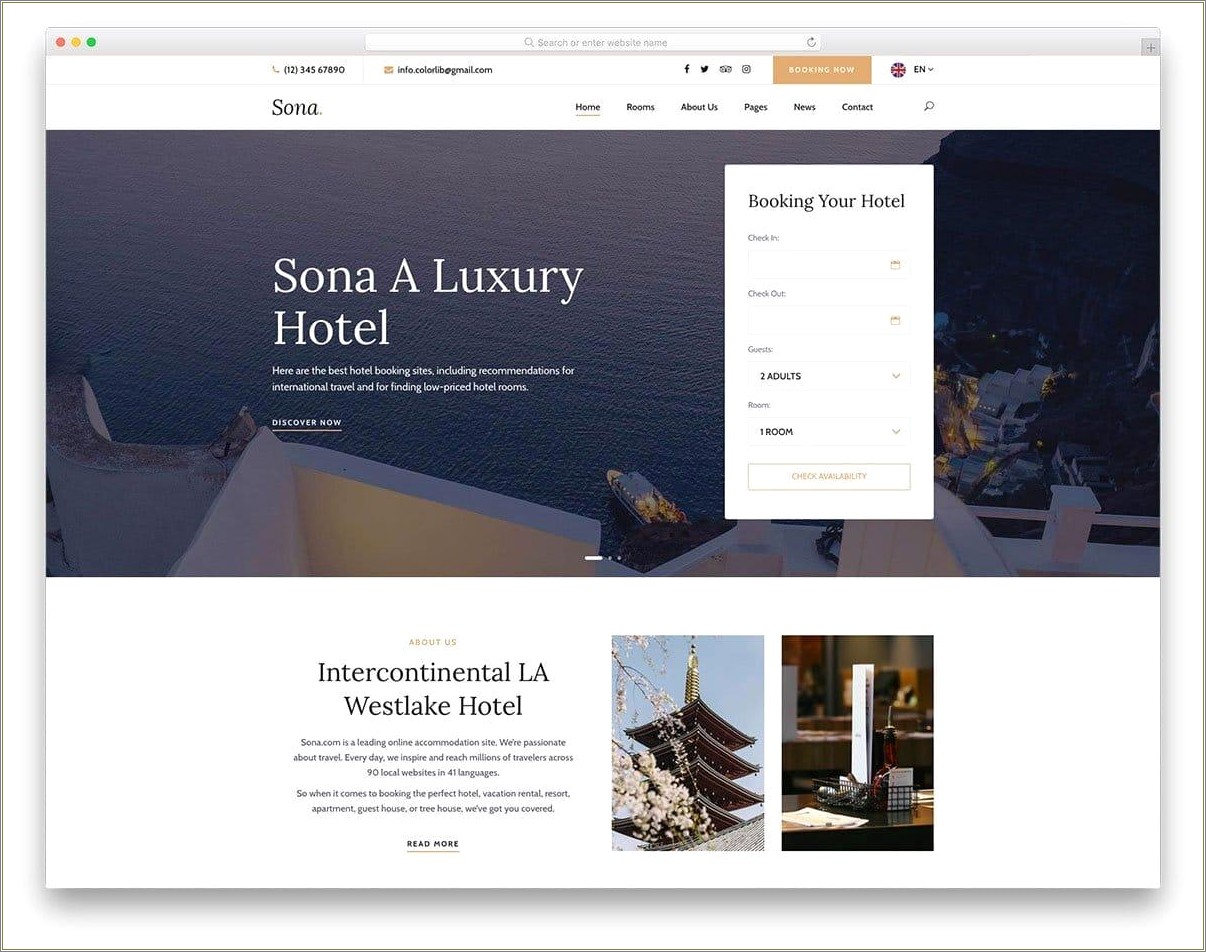 Html Templates For Hotel Management System Free Download