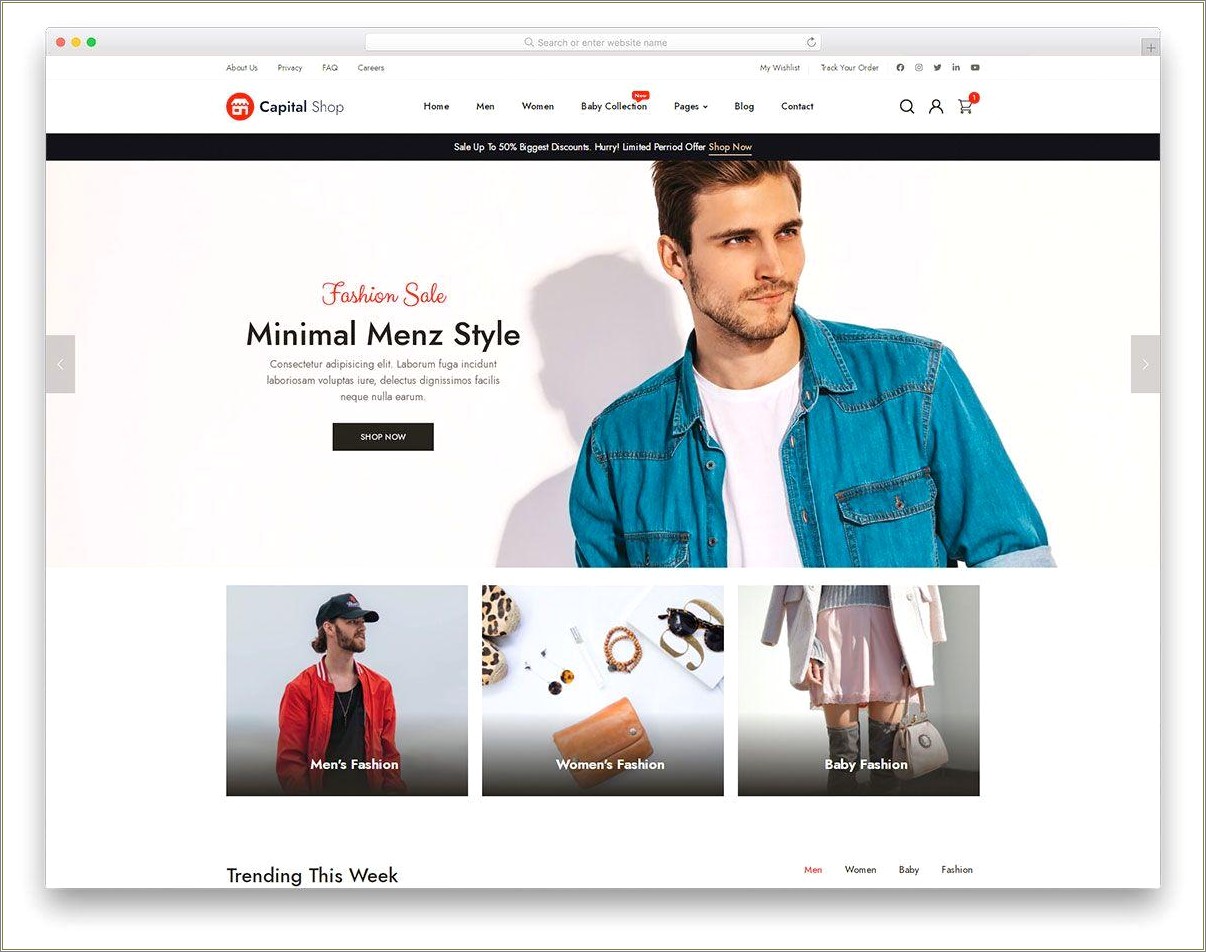 Html Templates For Online Shopping Free Download