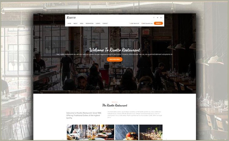 Html Templates Free Download With Css For Restaurant