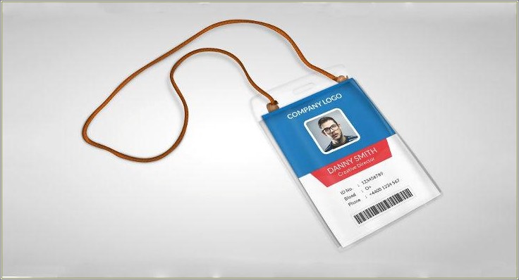 Id Card Design Psd Template Free Download